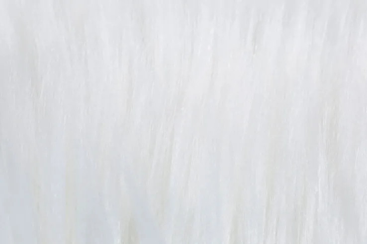 Fellteppich OVIUM 55 x 80 cm weiß