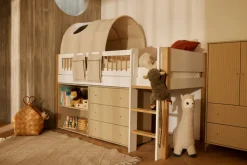 Kinder FLEXA FELXA Betttasche DAWN 3er Set grau