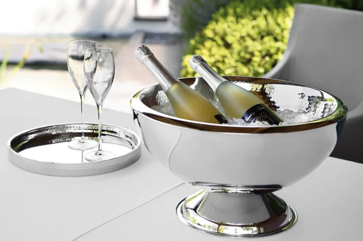 Fink Sektkühler PUNCHBOWL KALAS versilbert