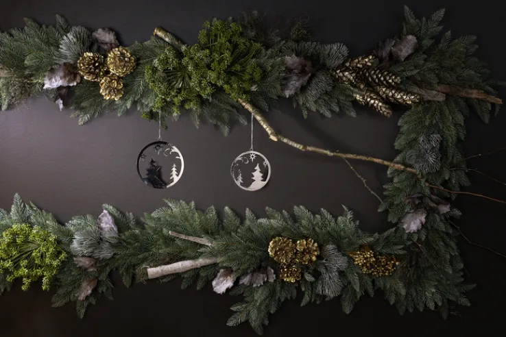 Fink Weihnachten Deko-Anhänger NEVO 18cm Edelstahl