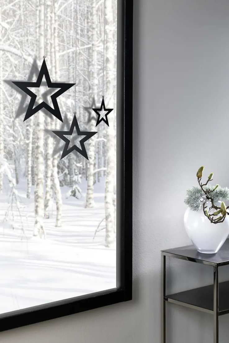 Fink Weihnachten Deko-Anhänger Stern INSA 14,5x15cm schwarz