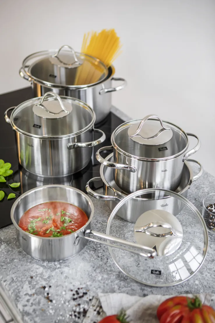 Fissler Kochtopfset PALERMO 5 tlg Edelstahl 18/10