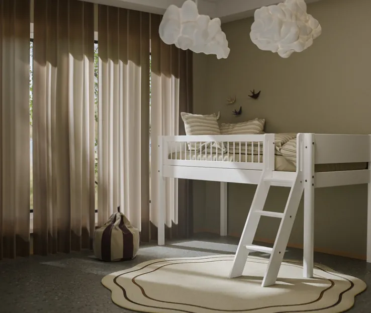 Kinder FLEXA Spielbett WHITE