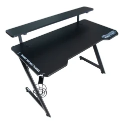 Kinder Gaming-Tisch MINECRAFT 120 cm schwarz/ grau