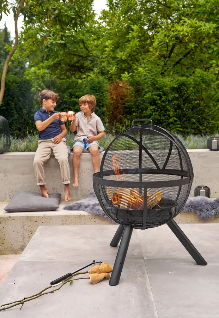 Garden FLAIR Feuerschale Kugel 3-teilig