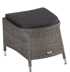 Garden FLAIR Fußhocker Outdoor LIANA graumix