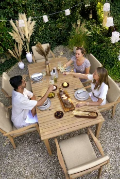 Garden FLAIR Gartentisch TIBET 200 x 100 cm naturfarbig