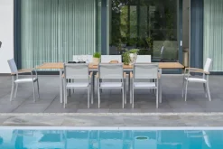 Garden FLAIR Gartentisch SALZBURG 214-300 x 100 cm