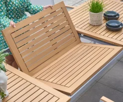 Garden FLAIR Gartentisch SALZBURG 214-300 x 100 cm