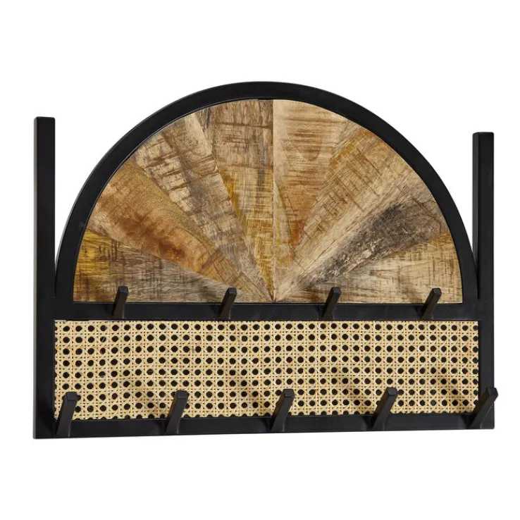 Garderobenpaneel 53 x 40 cm Mango/Wiener Geflecht