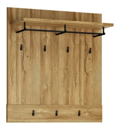 QUARTIER Garderobenpaneel CORTINA 93 x 110 cm Eiche braun