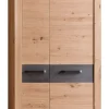 Garderobenschrank 77 x 202 x 38 cm Holznachbildung balkeneiche