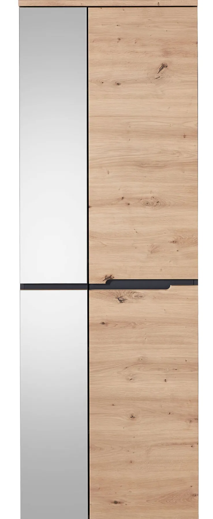 Garderobenschrank MEMPHIS 65 x 197 cm Artisan Eiche/ Graphitgrau