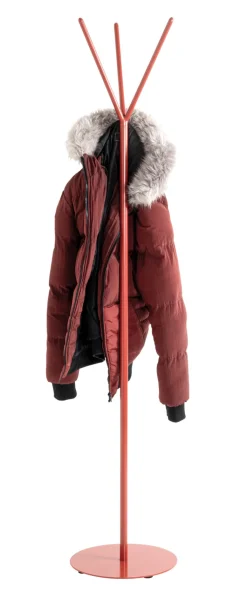 Garderobenständer 35 x 173 cm rot