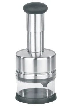 GEFU Gemüse- / Kräuterhacker 9,3 cm Edelstahl silber