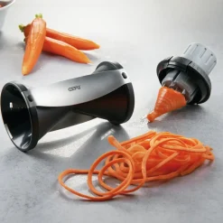 GEFU Spiralschneider SPIRELLI inkl. Sparschäler und Reinigungsbürste Kunststoff schwarz