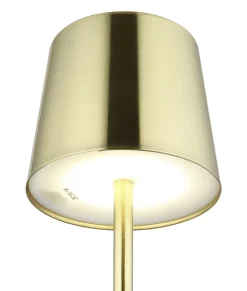 GLOBO Akku LED Tischlampe VANCOUVER goldfarbig