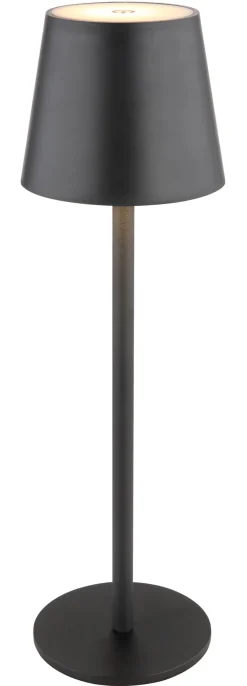GLOBO Akku LED Tischlampe VANNIE schwarz