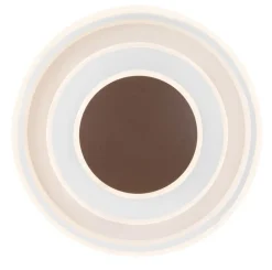 GLOBO CCT LED Deckenlampe GOFFI 69 cm weiß/braun