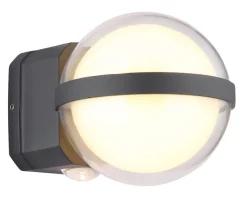 GLOBO LED Außenwandleuchte ILLI 10 cm anthrazit