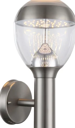 GLOBO LED Außenwandleuchte CALLISTO Edelstahl