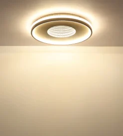 GLOBO LED Deckenlampe SHIRLEY 50 cm sandfarbig