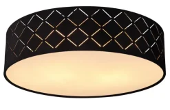 GLOBO LED Retrofit Deckenlampe VARIOS 38 cm schwarz