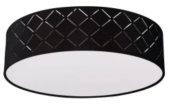 GLOBO LED Retrofit Deckenlampe VARIOS 38 cm schwarz