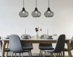 GLOBO Retrofit Balkenpendel MATEO, Metall, 105 x 25 x 150 cm Rostfarbig