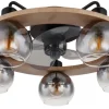 GLOBO Retrofit Deckenlampe NARINA mit Ventilator