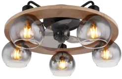 GLOBO Retrofit Deckenlampe NARINA mit Ventilator