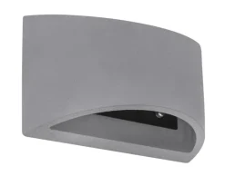 GLOBO Retrofit Wandleuchte TIMO 20 cm grau