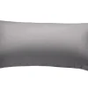 HAHN Satin-Kissenhülle LUXUS 40 x 80 cm graphitgrau