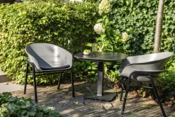 Hartman Gartenstuhl TUBB 2er Set schwarz /grau