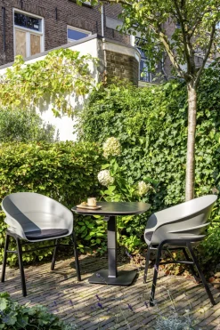 Hartman Gartenstuhl TUBB 2er Set schwarz /grau