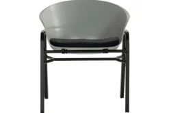 Hartman Gartenstuhl TUBB 2er Set schwarz /grau