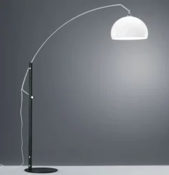 helestra Retrofit Bogenlampe DORO schwarz /chromfarbig