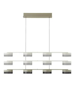 HELL LED Balkenpendel MESH sand /schwarz