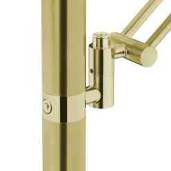 HELL LED Deckenfluter FINDUS 2-flg messingfarbig