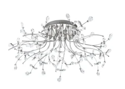HELL LED Deckenlampe CRYSTAL chromfarbig