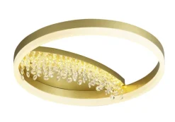 HELL LED Deckenlampe DANA 40 cm messingfarbig