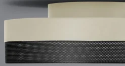 HELL LED Deckenlampe MESH sand /schwarz