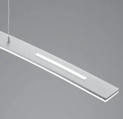 HELL LED Pendelleuchte SIRA130 cm alufarbig eloxiert