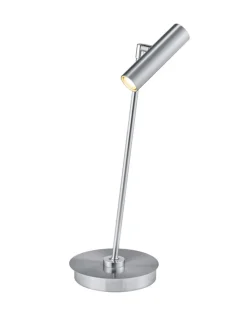 HELL LED Tischlampe TOM nickelfarbig /chromfarbig