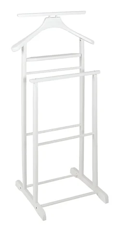 Herrendiener FUNNY 47 x 102 x 36 cm Massiv weiß