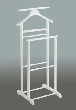 Herrendiener FUNNY 47 x 102 x 36 cm Massiv weiß