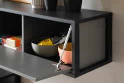 Hängeschrank LUXOR 156 x 34 cm Royal grau/ anthrazit