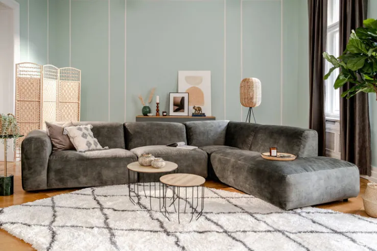 Hochflorteppich FLOKI MARROKKO 60 x 90 cm beige