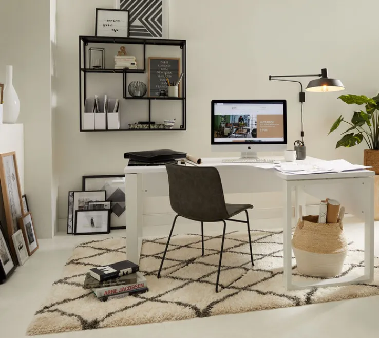 Hochflorteppich FLOKI MARROKKO 60 x 90 cm beige