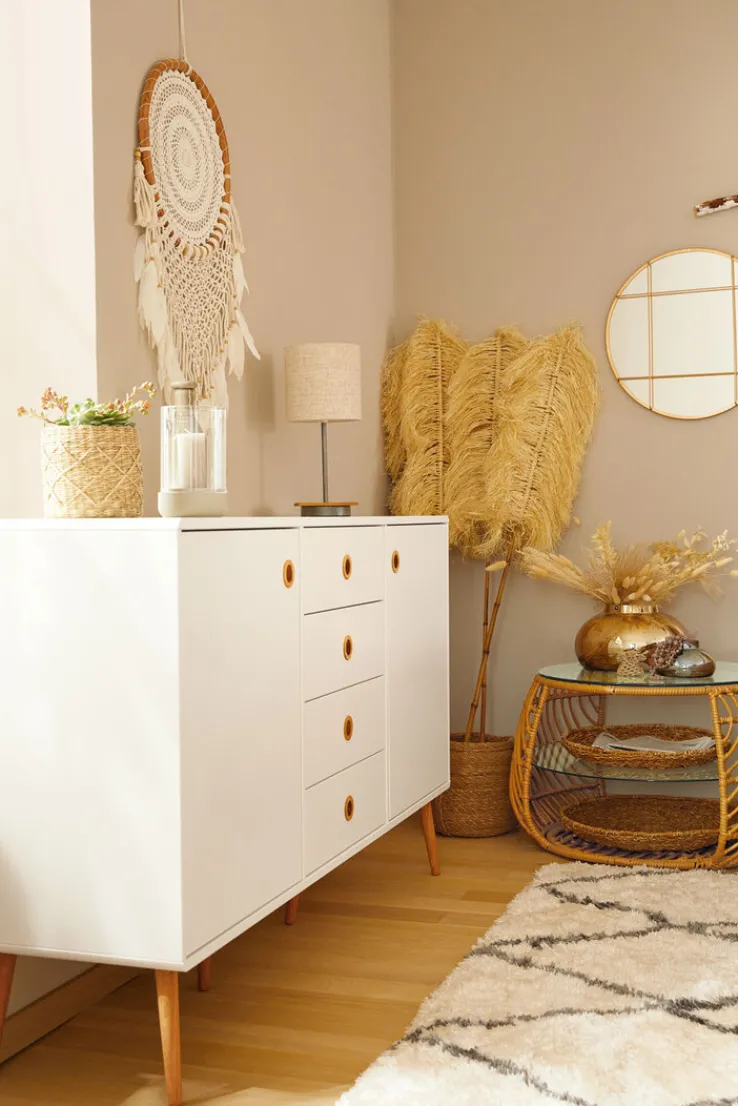 Hochflorteppich FLOKI MARROKKO 60 x 90 cm beige